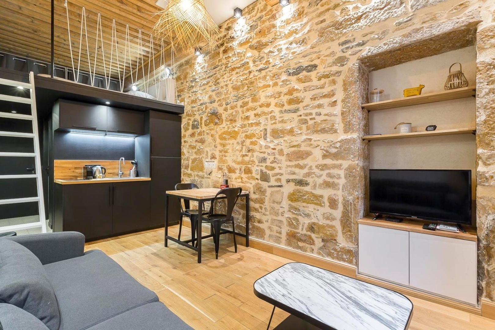 Hamac Suites - Studio Ainay 1 - Hyper Centre Lyon - 2 Personnes Exterior foto